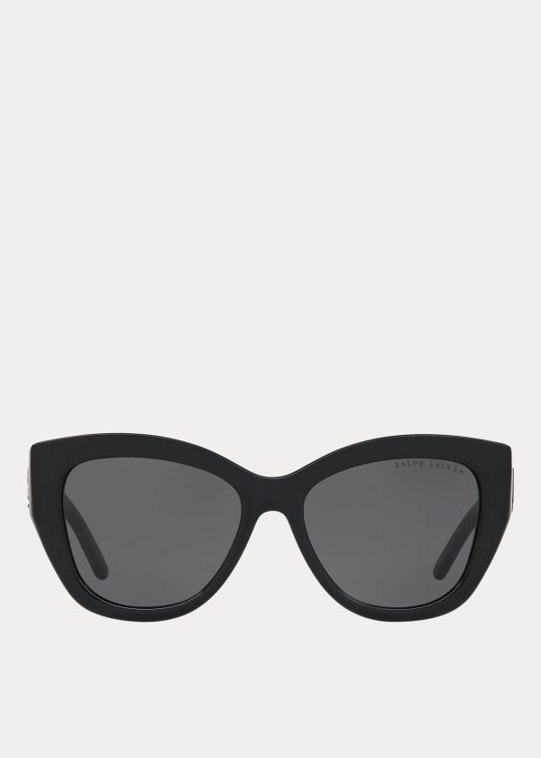 Gafas De Sol Ralph Lauren Mujer Negros - Square-Shaped - UZBVO8432